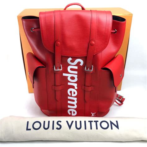 louis vuitton supreme backpack for sale|louis vuitton supreme backpack men.